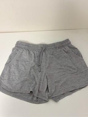 St. John's Bay Light Gray Athletic Tie-Waist Shorts